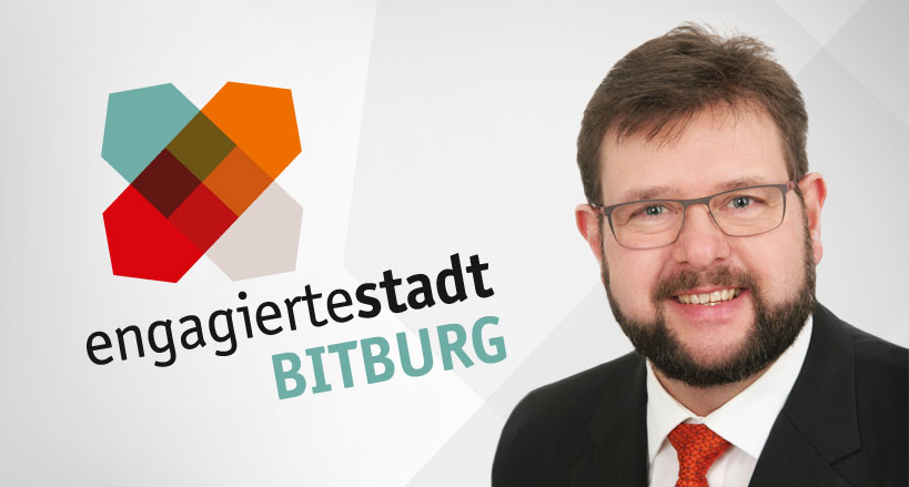 Unterstützungsbrief der Stadt Bitburg zur Antragstellung des Caritasverbandes Westeifel e.V. für die Phase III Engagierte Stadt Bitburg