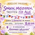 SINGEN, MUSIZIEREN, TREFFEN FÜR ALLE