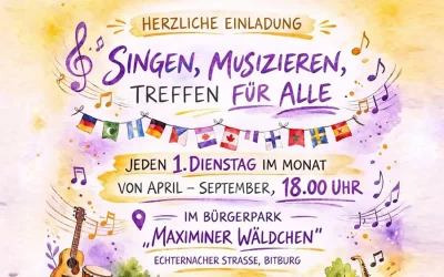 SINGEN, MUSIZIEREN, TREFFEN FÜR ALLE