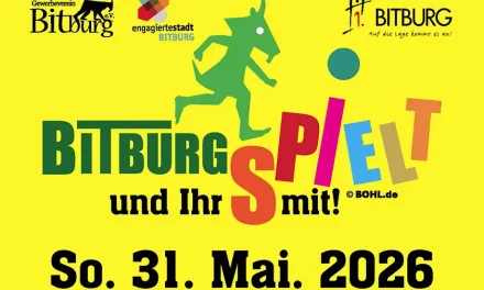 BITBURG SPIELT und Ihr spielt mit! So., 31. Mai 2026.